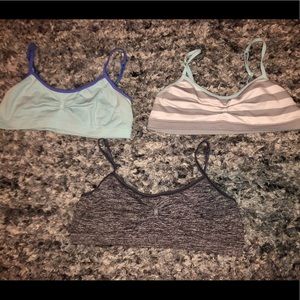 Set of 3 Girls’ Sport bras